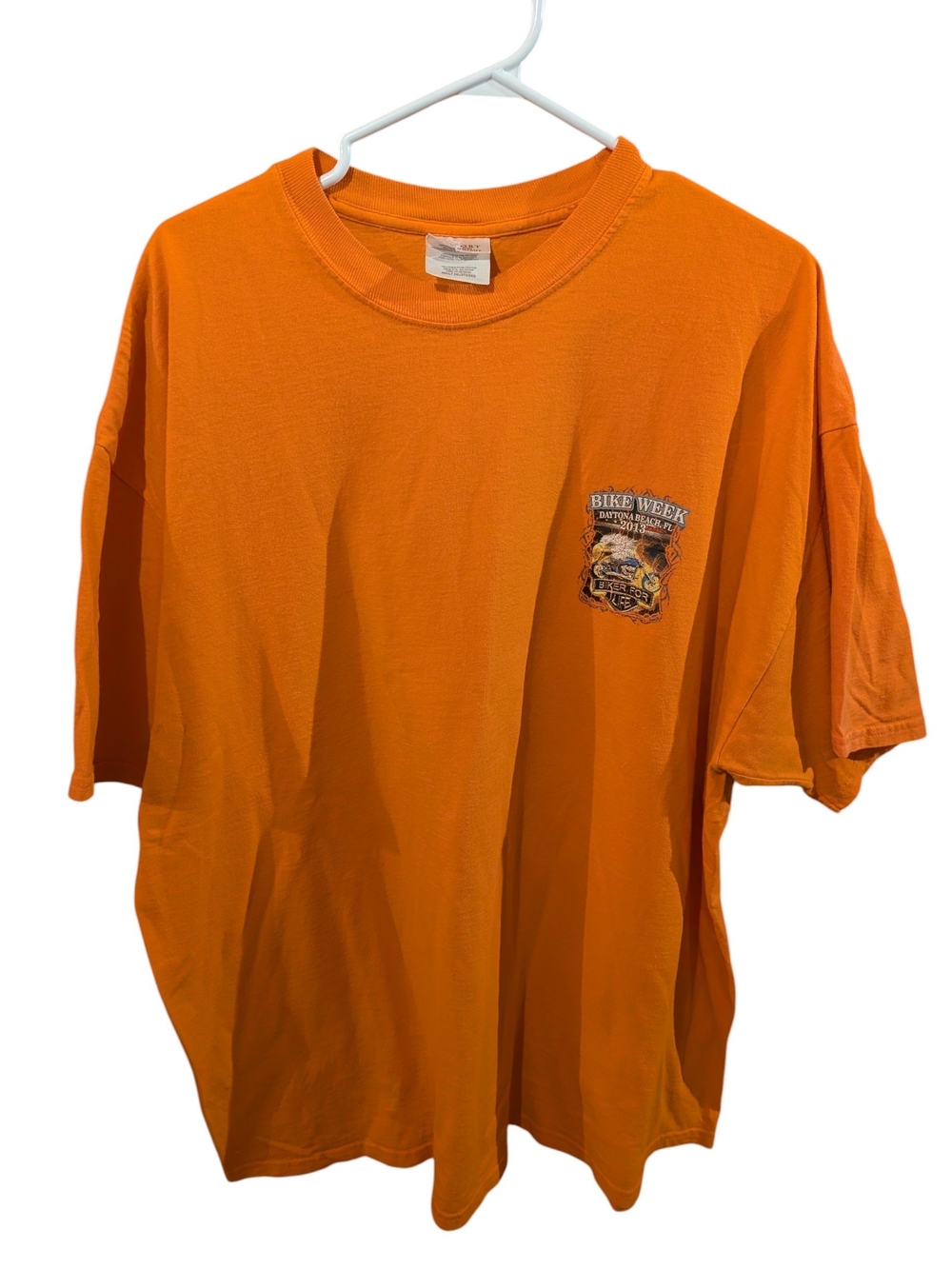 Vintage Bike Week 2013 Florida Orange Graphic Tee - Men's Casual Shirt